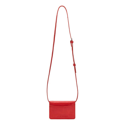 Melie Bianco Hart Red Vegan Leather Card Holder