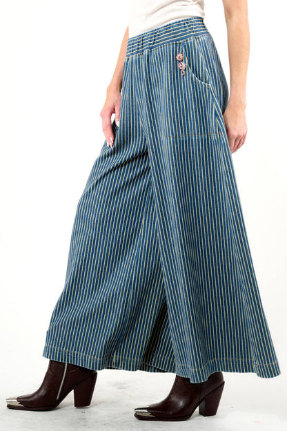 Aratta Alaia Stripe Denim Pants