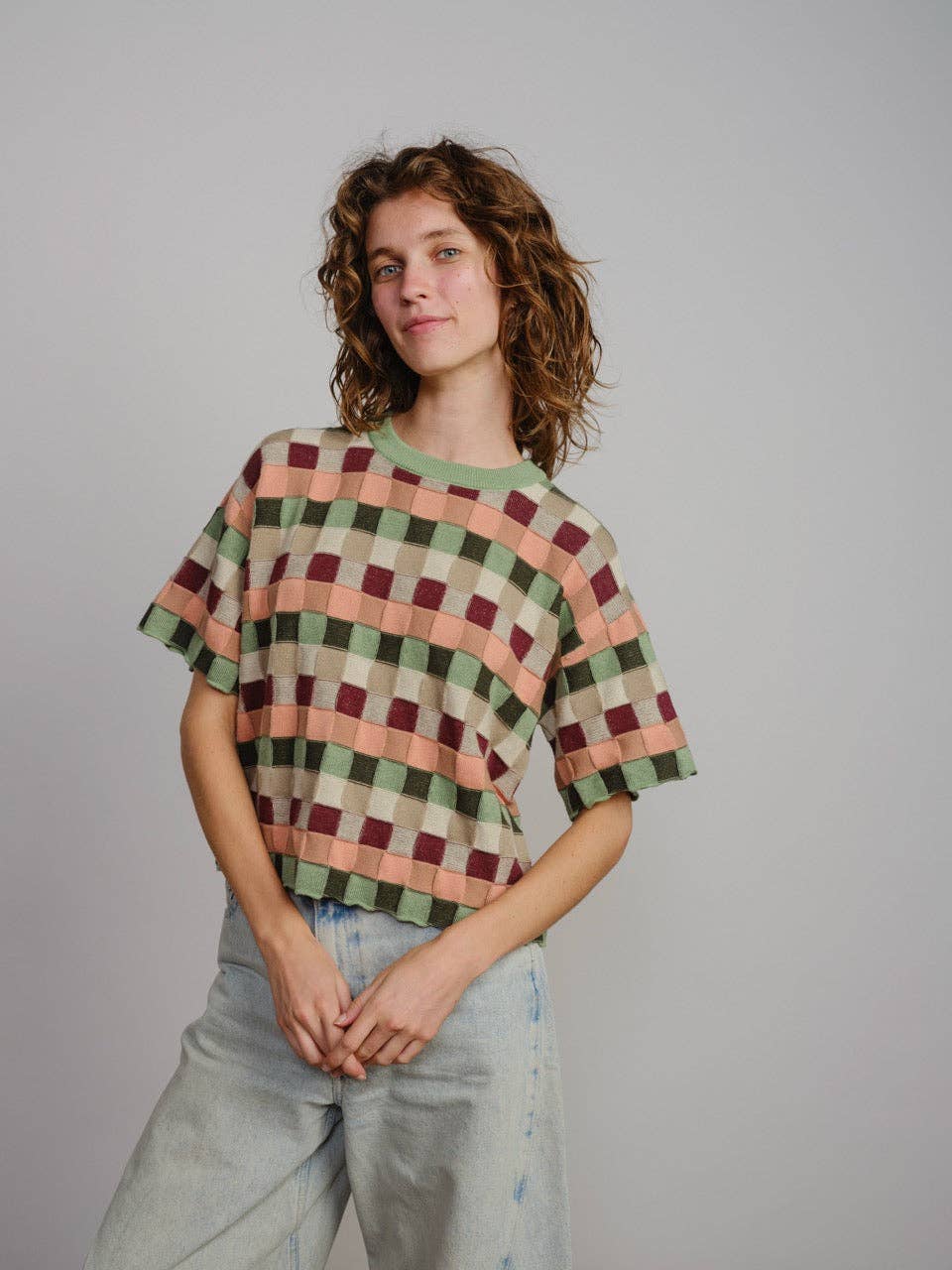 The Endery Sonia Sweater Tee in the Zephyr Palette