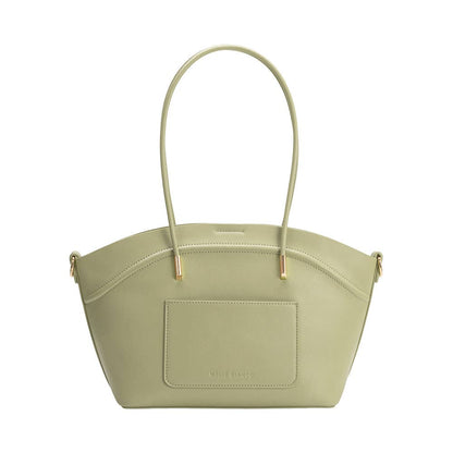 Melie Bianco Hazel Mint Recycled Vegan Leather Tote Bag
