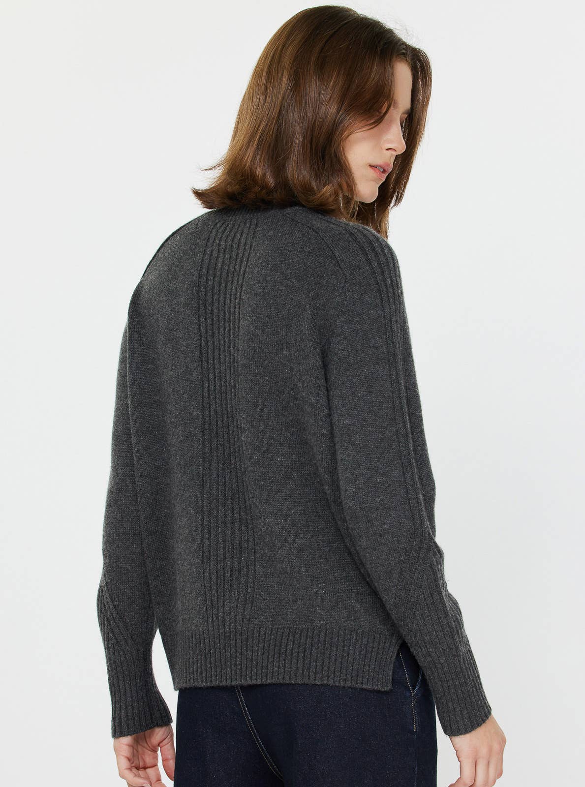 Current Air Cashmere Blend Turtleneck Sweater