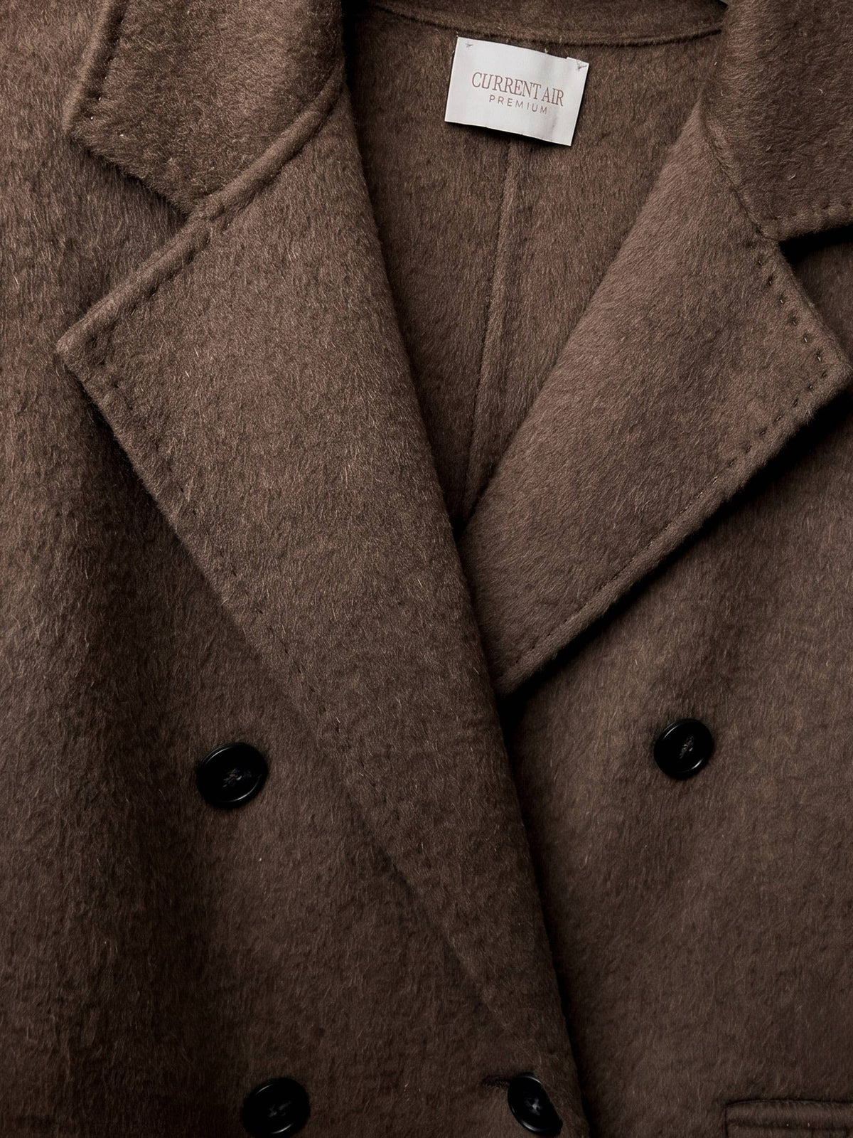 Current Air Double Breasted Wool Coat