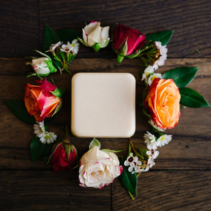 Rice Water Conditioner Bar | Chamomile Rose EO | Dry Hair