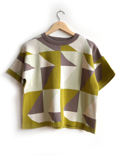 The Endery Calder Sweater Tee in the Vista Palette