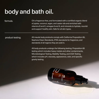 Maude Oil no. 0 - Bath & Body massage oil 4 oz