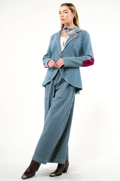 Aratta Alaia Stripe Denim Pants