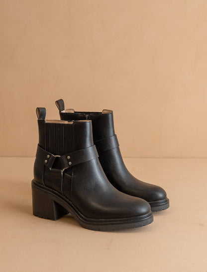 Oasis Society The Jayden | Black Motorcycle Fall Bootie