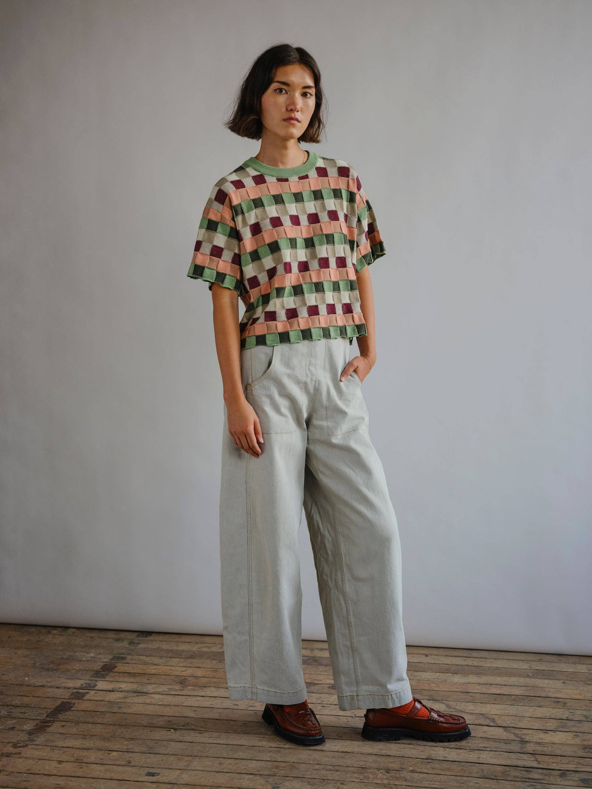 The Endery Sonia Sweater Tee in the Zephyr Palette