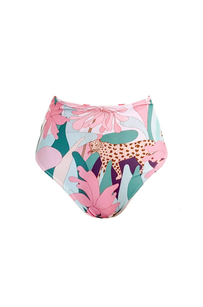 Jessie Zhao Jungle Rose Reversible Bikini Bottom