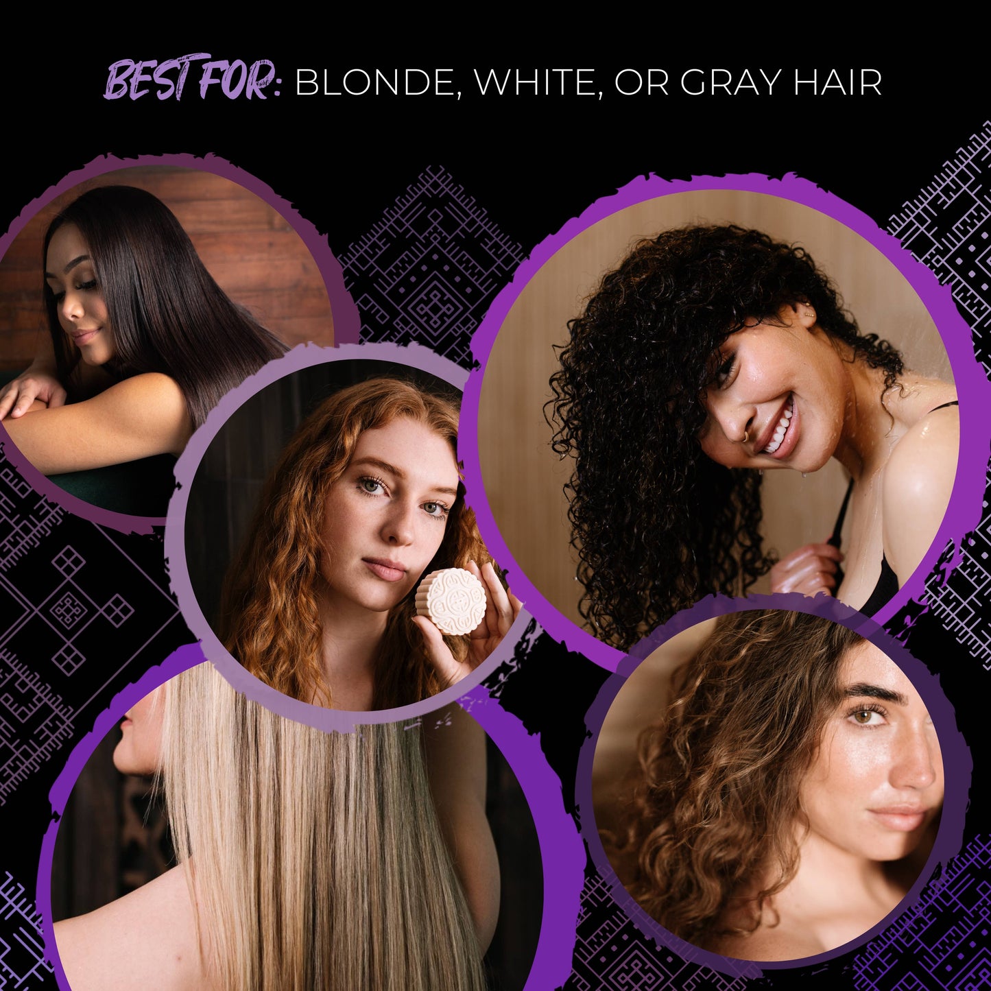 Rice Water Shampoo Bar | Purple Toning | All Hair