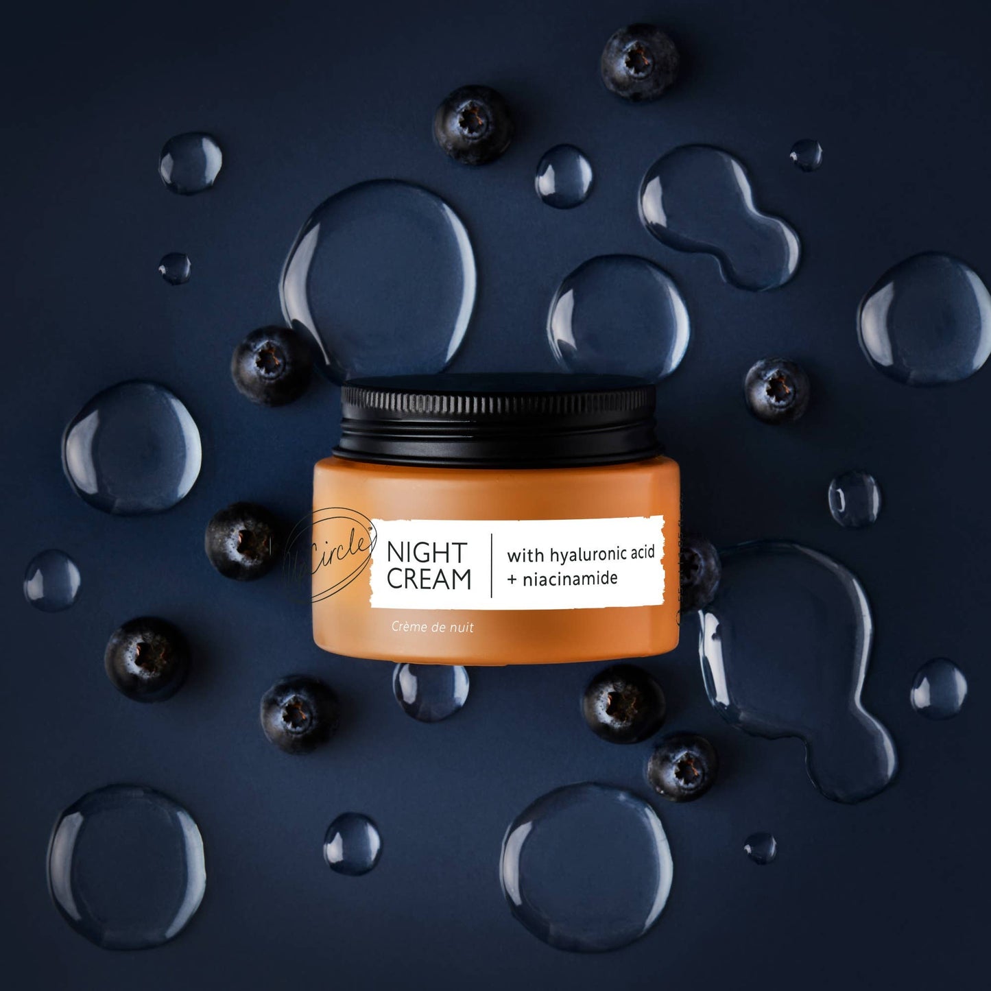 UpCircle Eco Anti-Aging Spa Night Cream with Hyaluronic Acid and Niacinamide