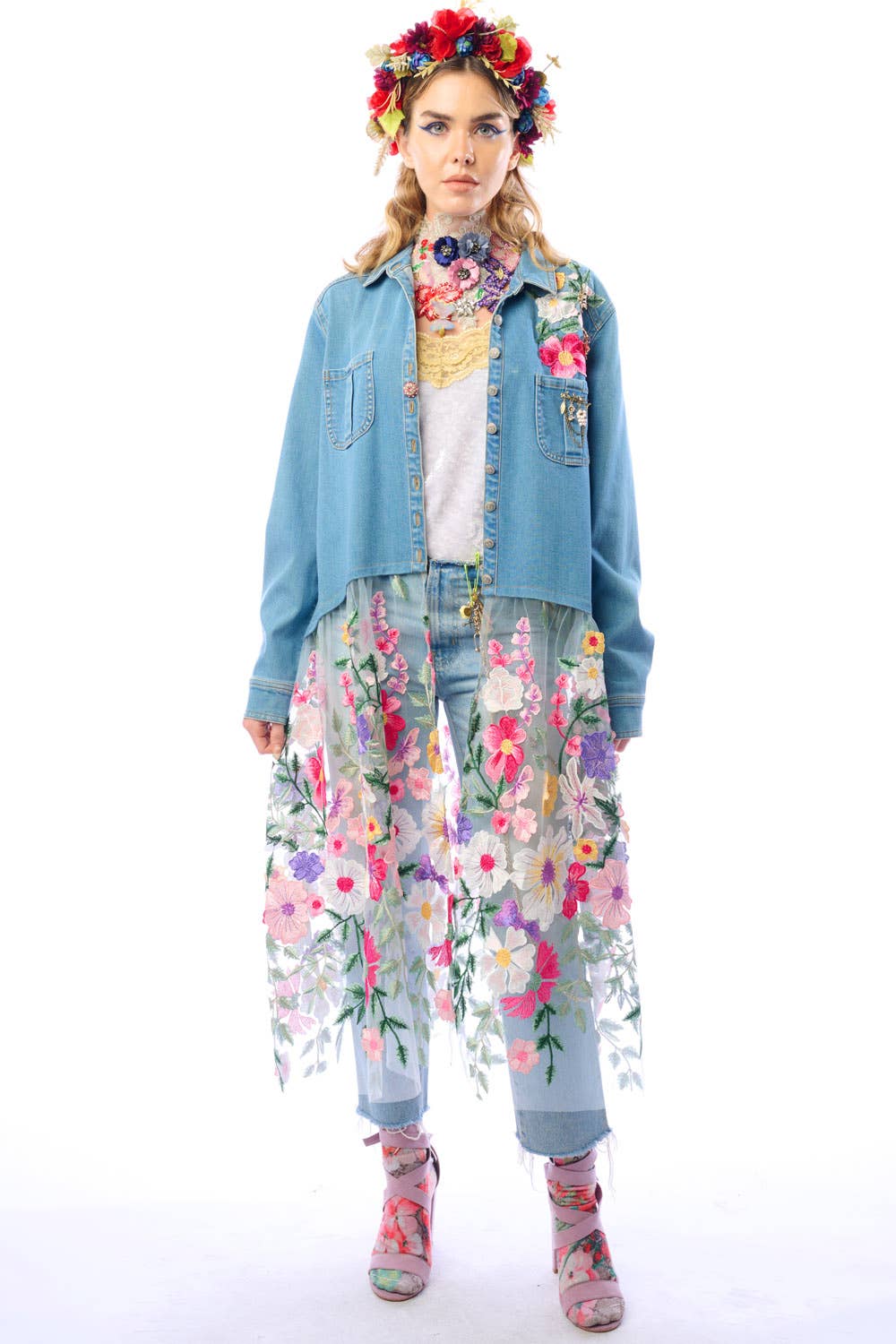 Aratta Celine Maxi Shirt | Floral Button Down | Floral Shirt Dress