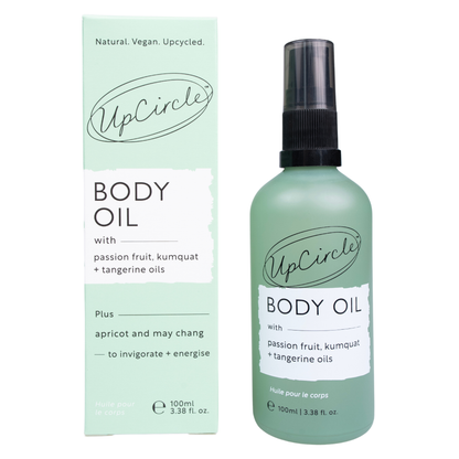 UpCircle Luxury Body Oil with Passionfruit and Tangerine