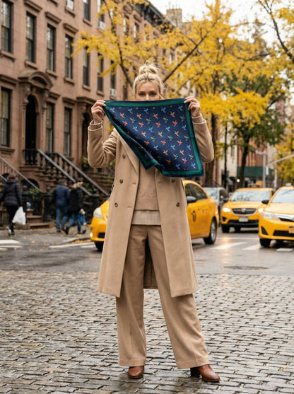 Jessie Zhao Freedom Wings Double Sided Silk Scarf