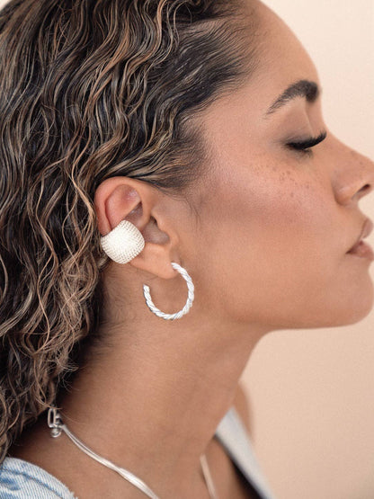 Ettika Crystal Statement Chunky Ear Cuff