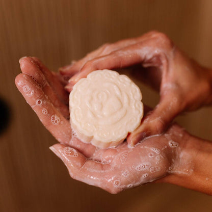 Rice Water Shampoo Bar | Chamomile Rose EO | Dry Hair