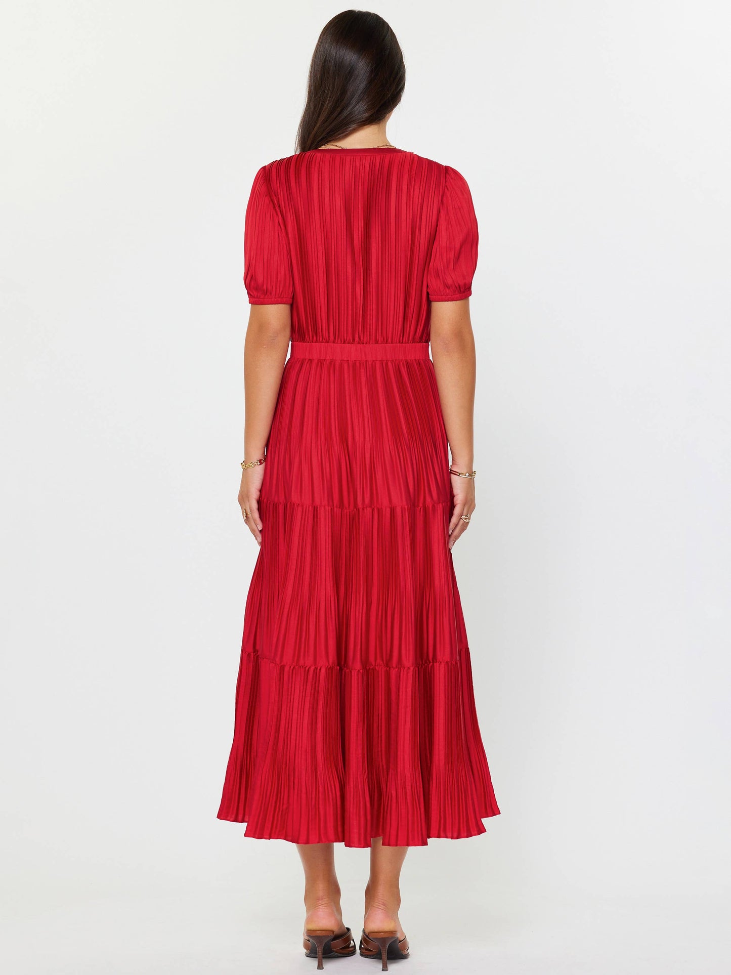 Current Air Pleated Maxi Dress