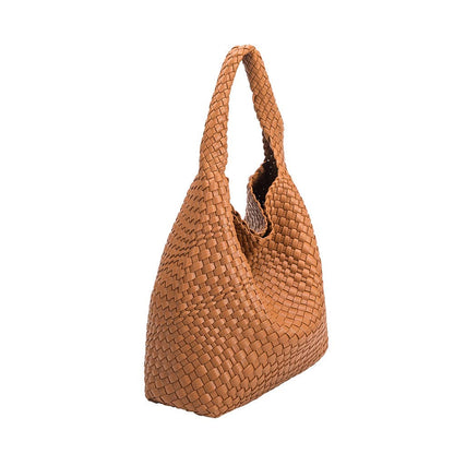 Melie Bianco Johanna Saddle Recycled Vegan Leather Shoulder Bag