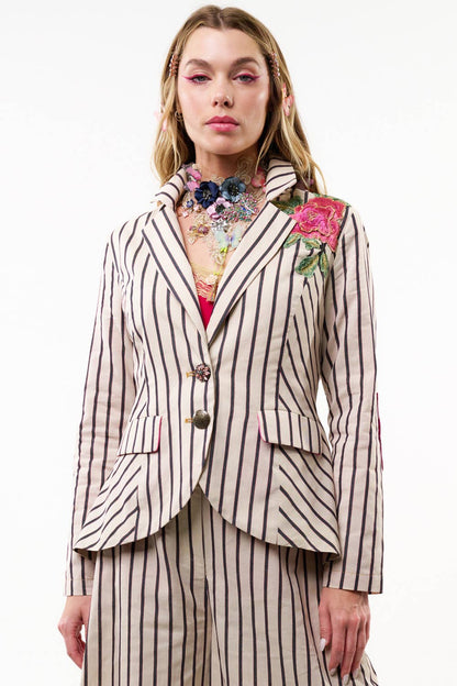 Aratta Derby Princess Stripes Blazer