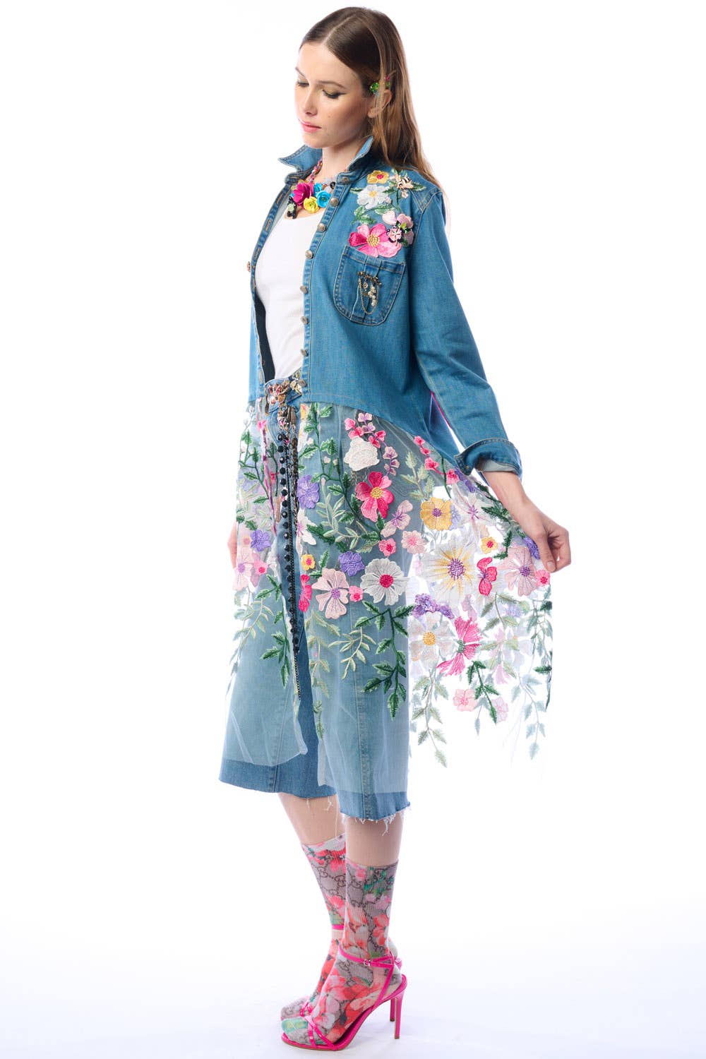 Aratta Celine Maxi Shirt | Floral Button Down | Floral Shirt Dress