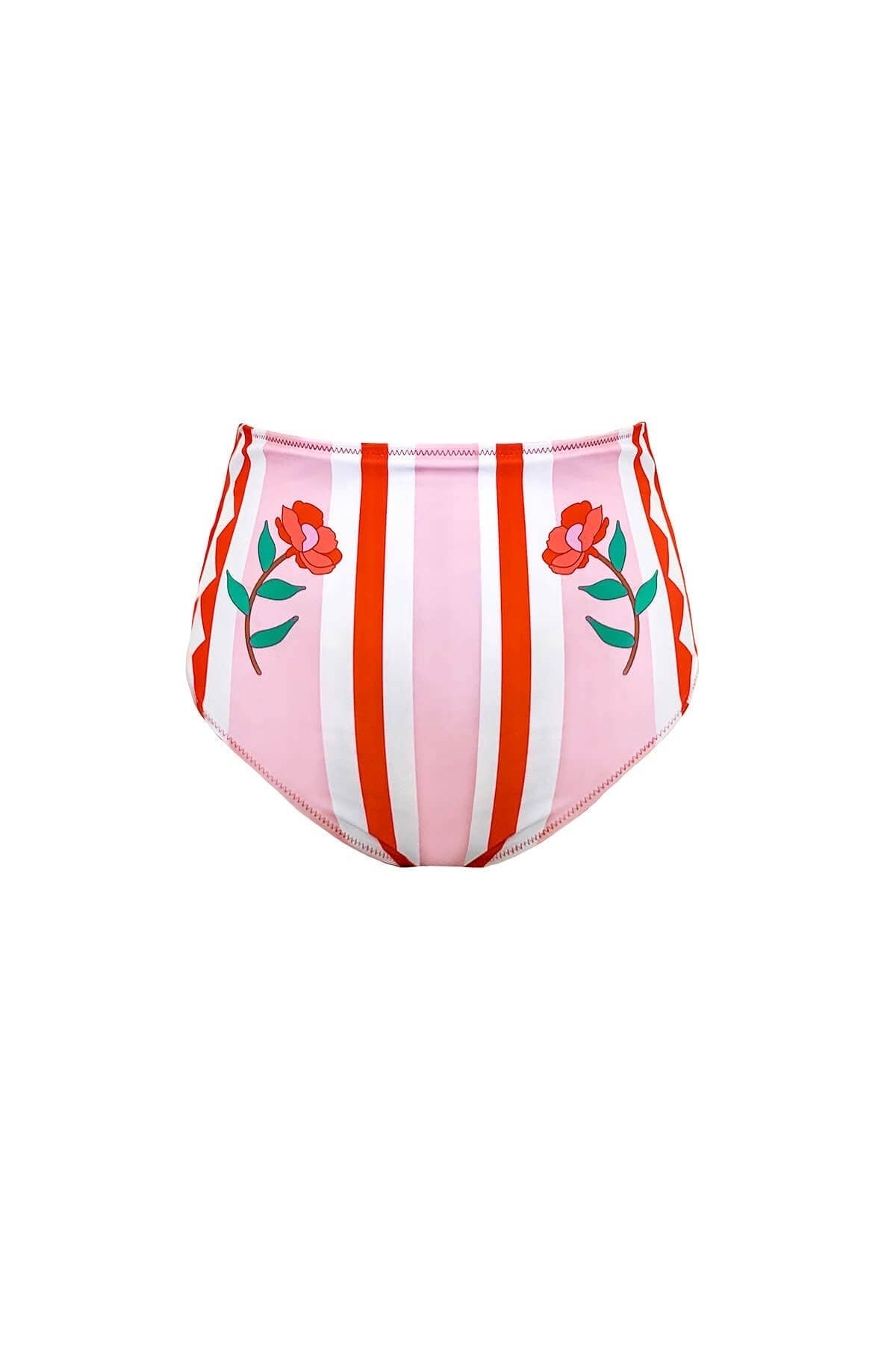 Jessie Zhao Jungle Rose Reversible Bikini Bottom