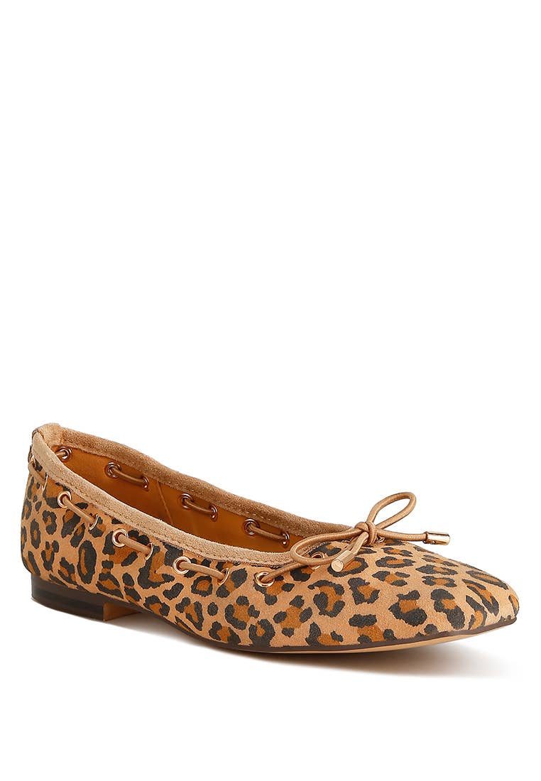 London Rag Darlow Drawstring Bow Ballerinas