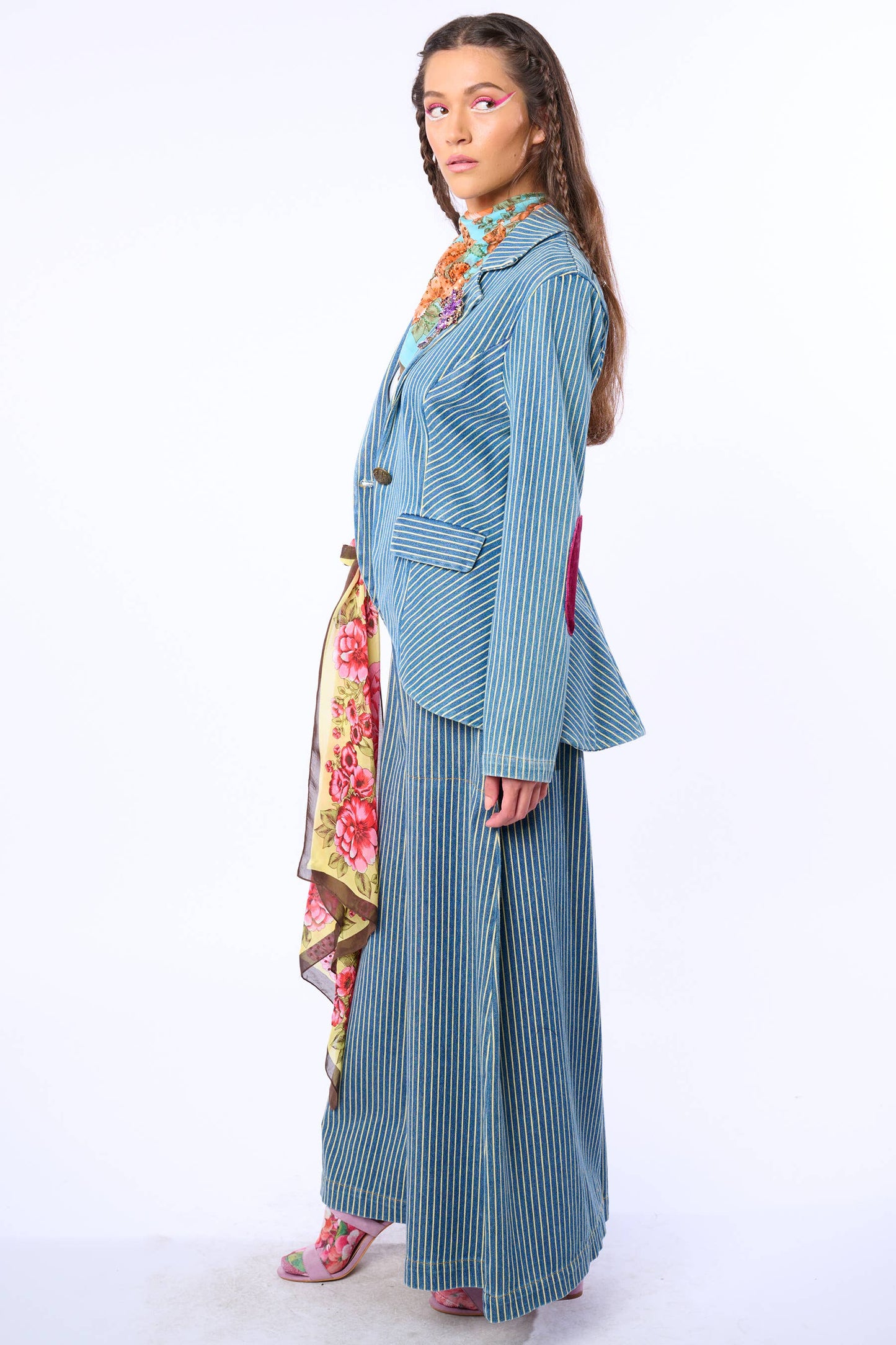 Aratta Alaia Stripe Denim Pants