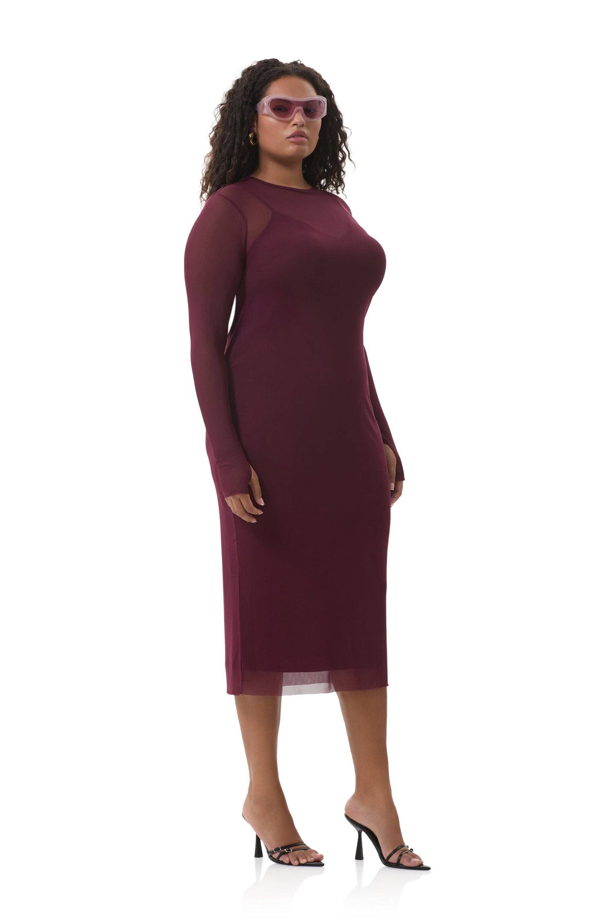 AFRM Ashland Midi Dress - Fig