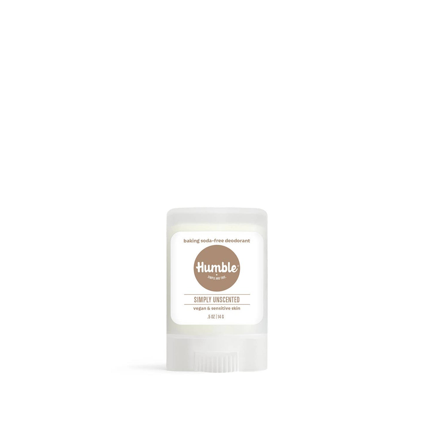 Humble Brands Simply Unscented Vegan & Sensitive Formula Travel size Deodorant