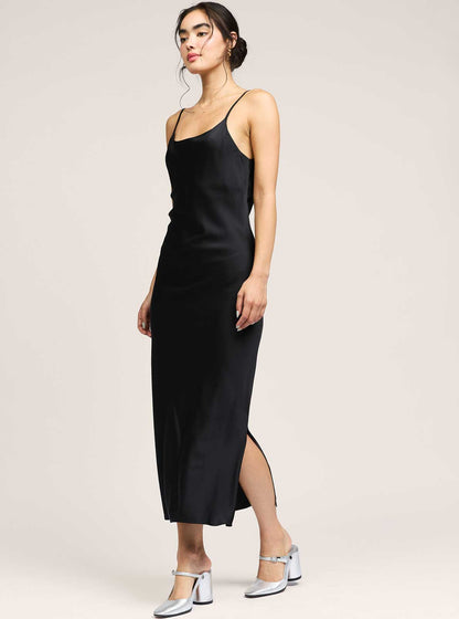 Current Air 100% Silk Cami Midi Dress