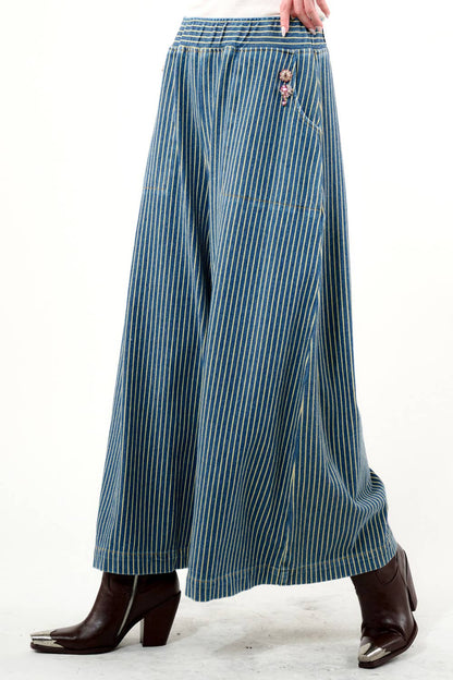 Aratta Alaia Stripe Denim Pants