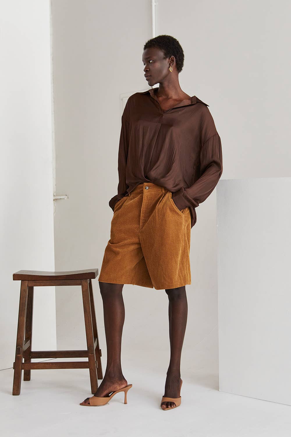 Crescent - Myrtle Corduroy Bermuda Shorts