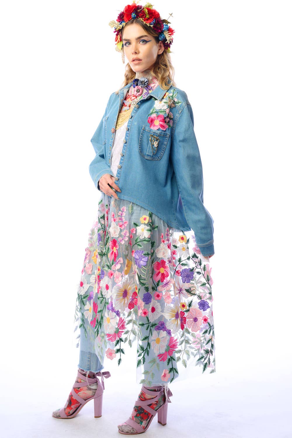 Aratta Celine Maxi Shirt | Floral Button Down | Floral Shirt Dress
