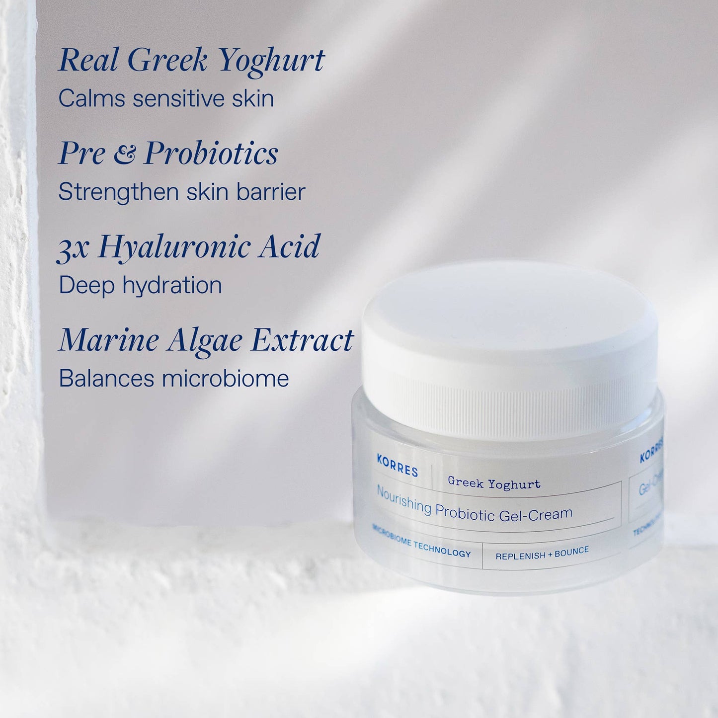 Korres Greek Yoghurt Nourishing Probiotic Gel-Cream