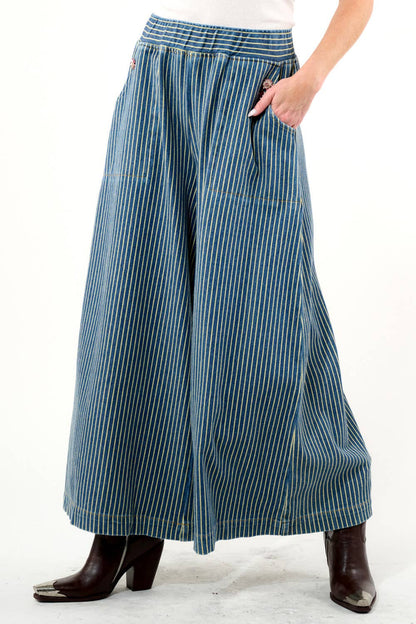 Aratta Alaia Stripe Denim Pants