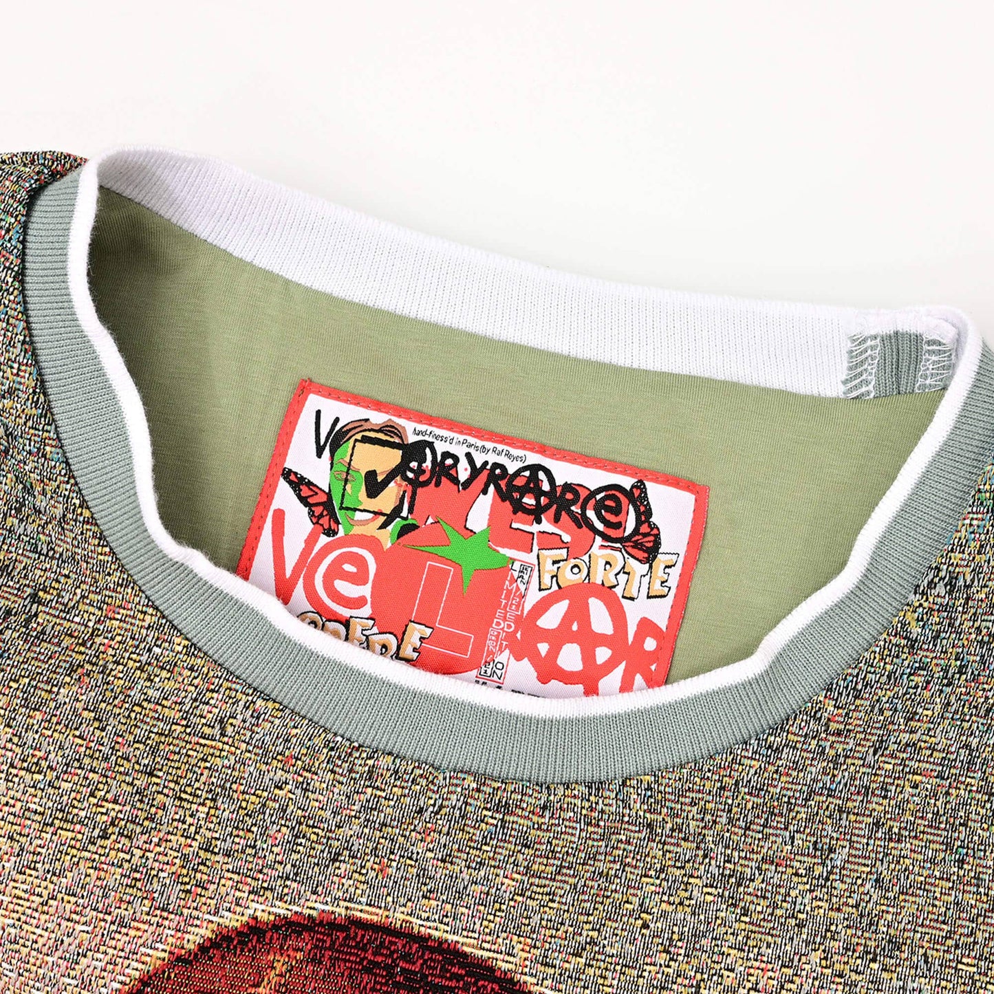 VERYRARE Long Sleeve Jacquard Mona Lisa Sweater