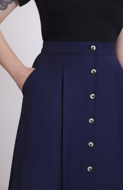 The Wool Midi Skirt
