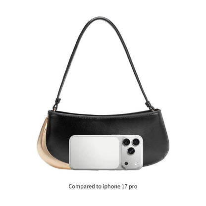 Melie Bianco Sade Ivory Recycled Vegan Leather Shoulder Bag