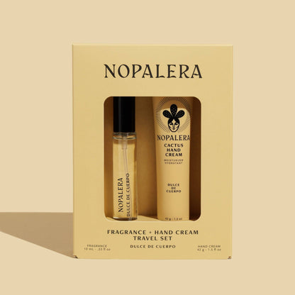 Nopalera Hand Cream + Travel Fragrance Set - Dulce de Cuerpo