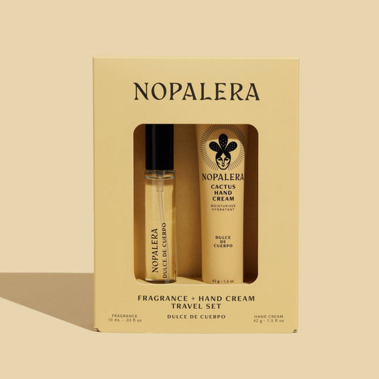 Nopalera Hand Cream + Travel Fragrance Set - Dulce de Cuerpo
