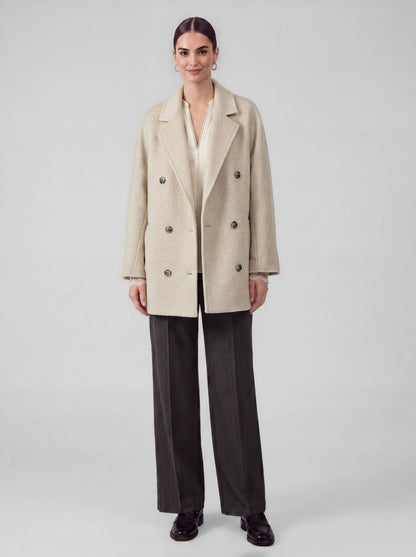 Current Air Double Breasted Wool Coat