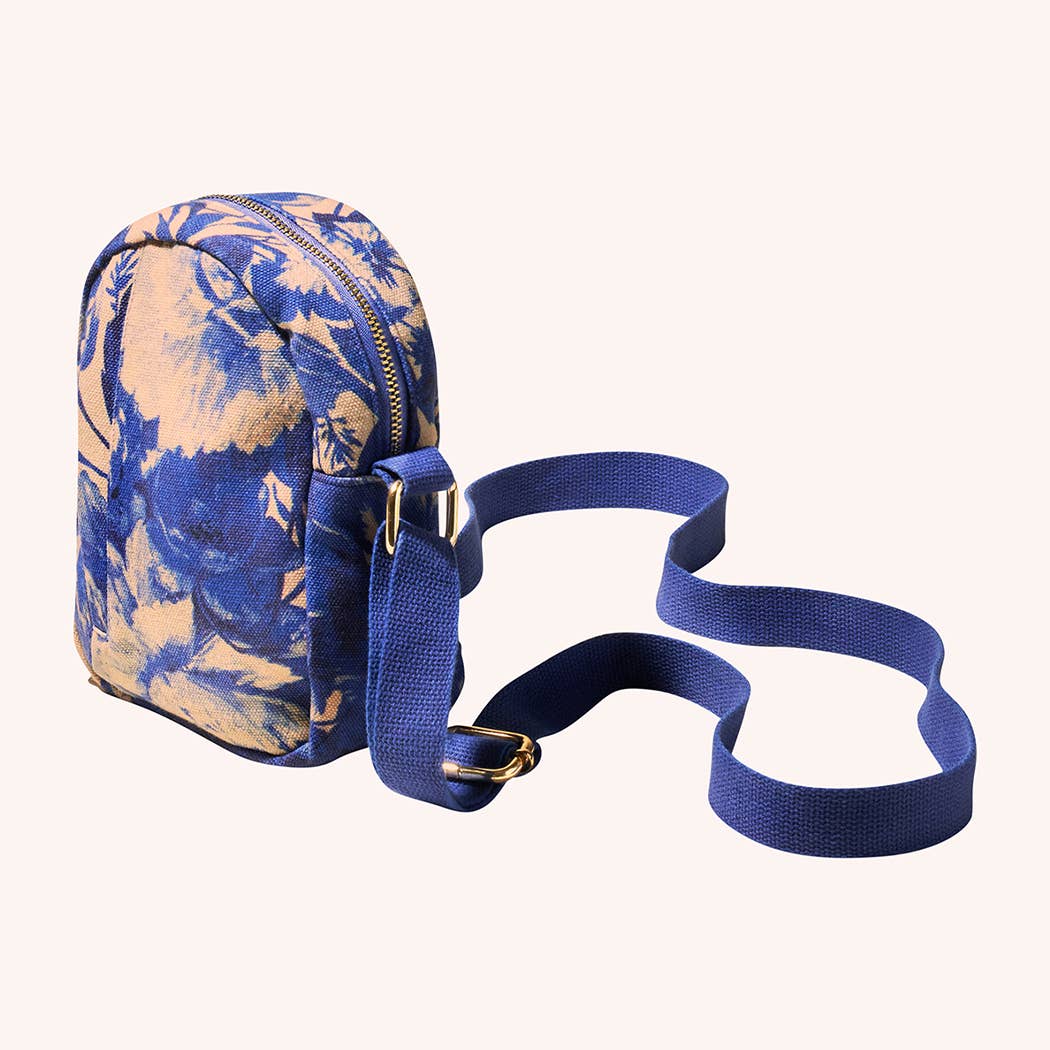 Canvas Out and About Bag - China Blue Blooms