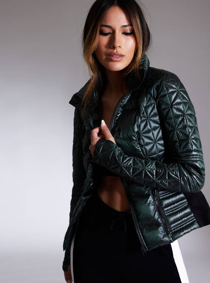 Blanc Noir Lightweight Down Filled Packable Puffer Jacket