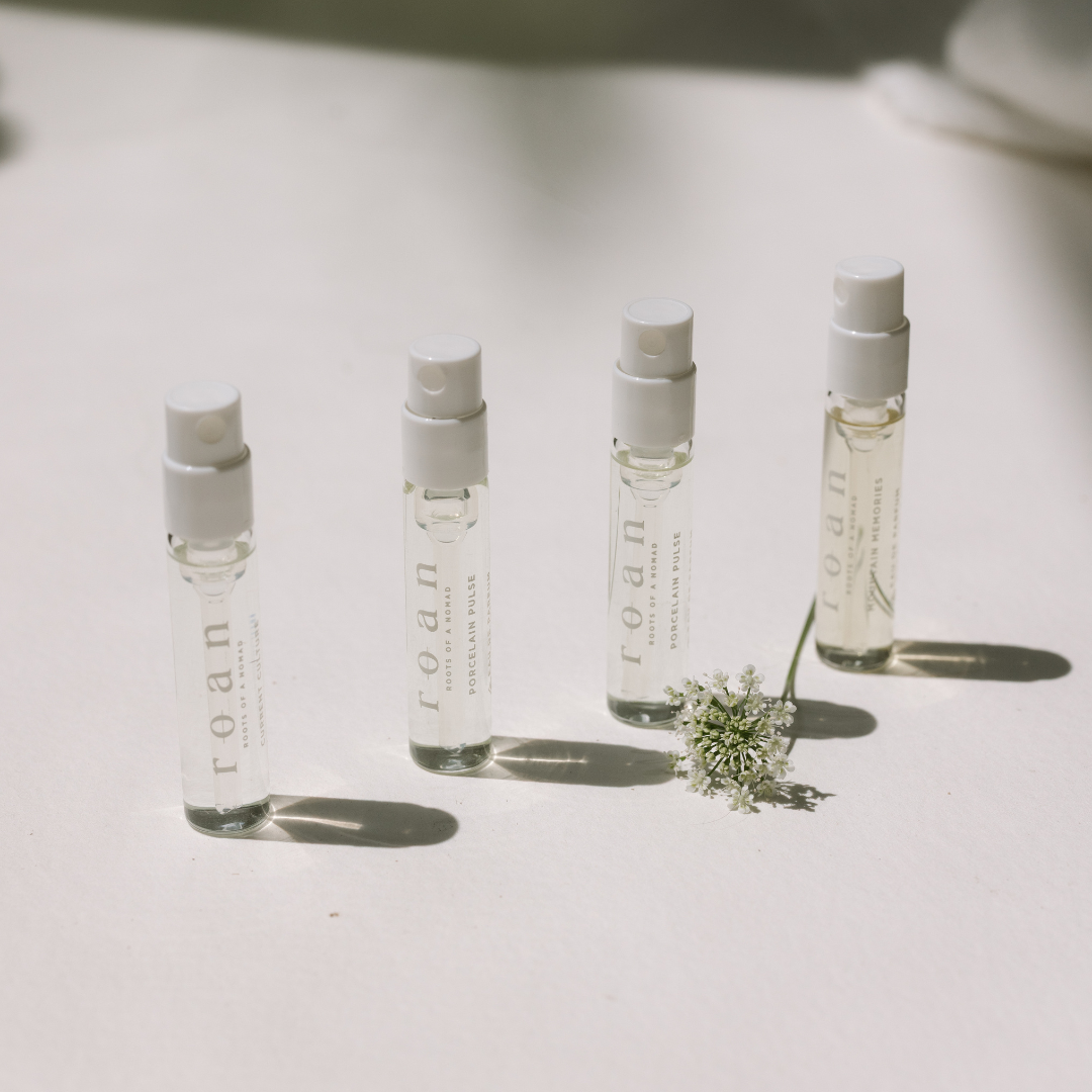 Roan Discovery Set: Clean Tea-Based Fragrance (4x2ml Vials)