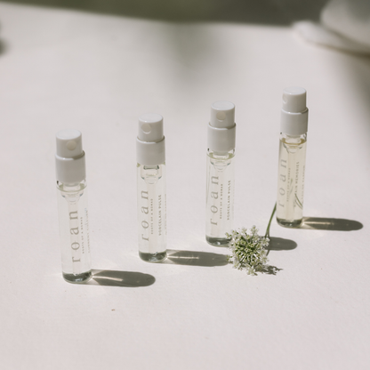 Roan Discovery Set: Clean Tea-Based Fragrance (4x2ml Vials)