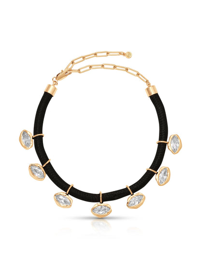 Ettika Midnight Luxe Crystal Choker