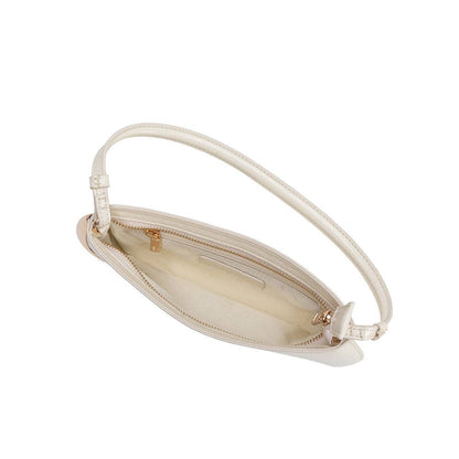 Melie Bianco Sade Ivory Recycled Vegan Leather Shoulder Bag
