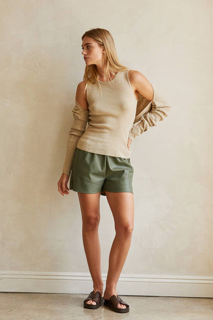 Crescent Harlyn Two Piece Bolero + Tank Linen/Cotton Set