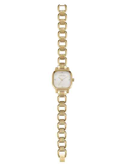 Ettika Classic Square Gold Bracelet Watch
