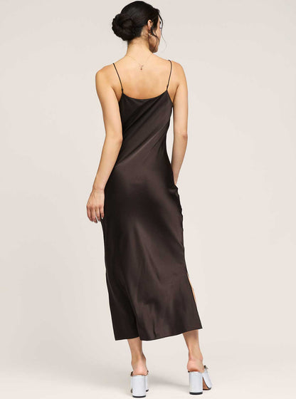 Current Air 100% Silk Cami Midi Dress